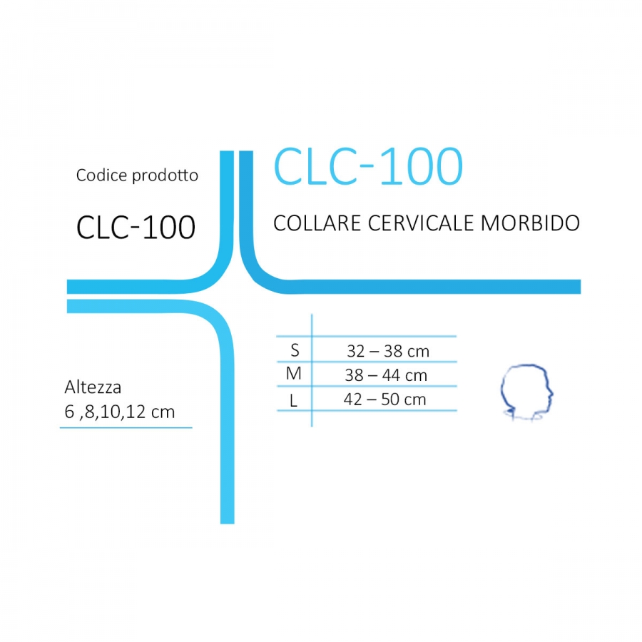 Collare cervicale morbido in gommapiuma - Neckok